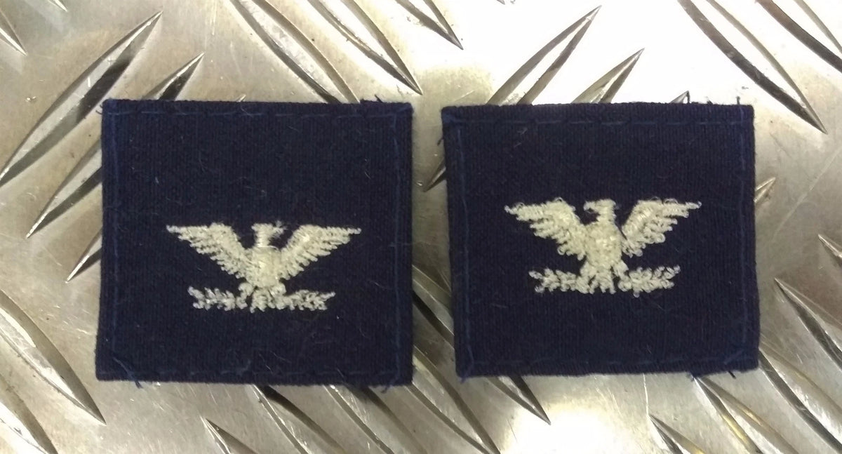 US NAVY NAVAL / Coastguard Style Collar Device Patches Assorted Insignia USN