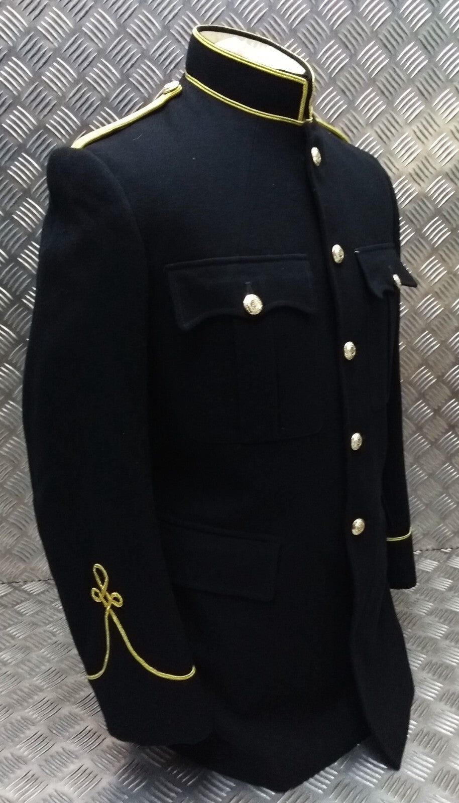 British Army No1 Dress Jacket RSME QM Department Bandsman RE Buttons & Gold Detail