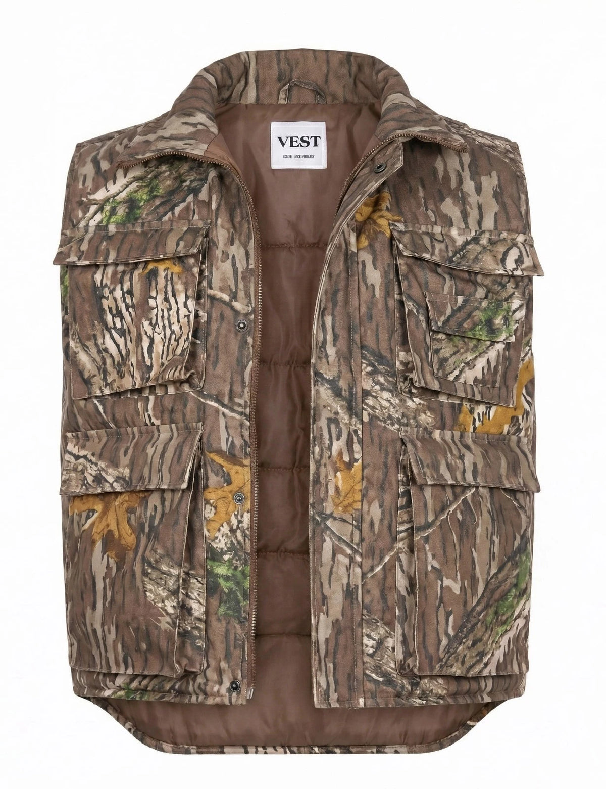 Bodywarmer Padded Gilet Action Vest Multi Pocket Assorted Colours