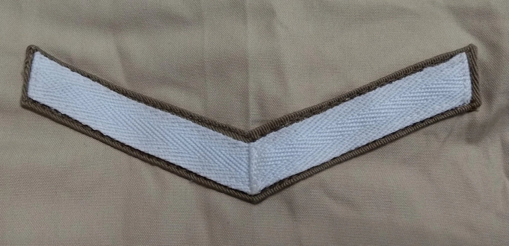 British Army No2 FAD Shirt Long Sleeve Fawn With Assorted Chevrons / Patches / Badges