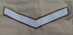 British Army No2 FAD Shirt Long Sleeve Fawn With Assorted Chevrons / Patches / Badges