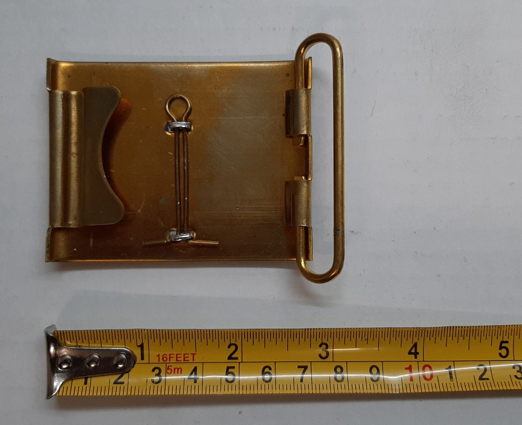 RMAS Sandhurst Regiment Belt Buckle Plate British Army Uniform Waist Belt Insignia Made in England