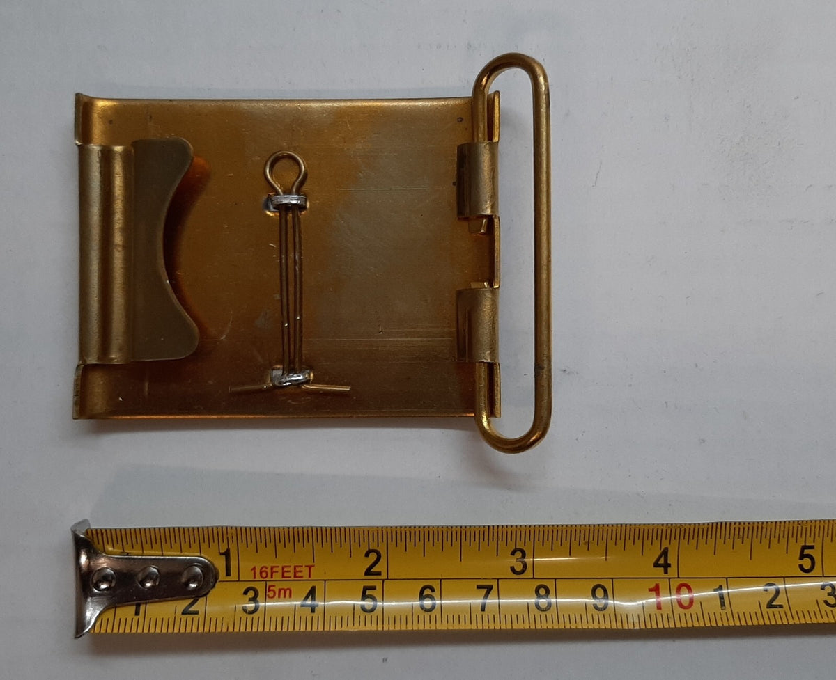 RMAS Sandhurst Regiment Belt Buckle Plate British Army Uniform Waist Belt Insignia Made in England