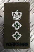 Yorkshire Rank Slide Olive Drab Green Various Ranks Available