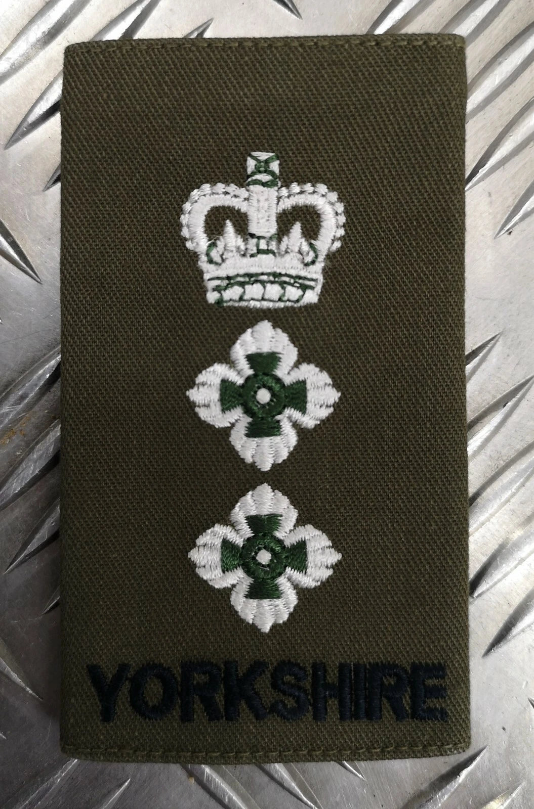 Yorkshire Rank Slide Olive Drab Green Various Ranks Available