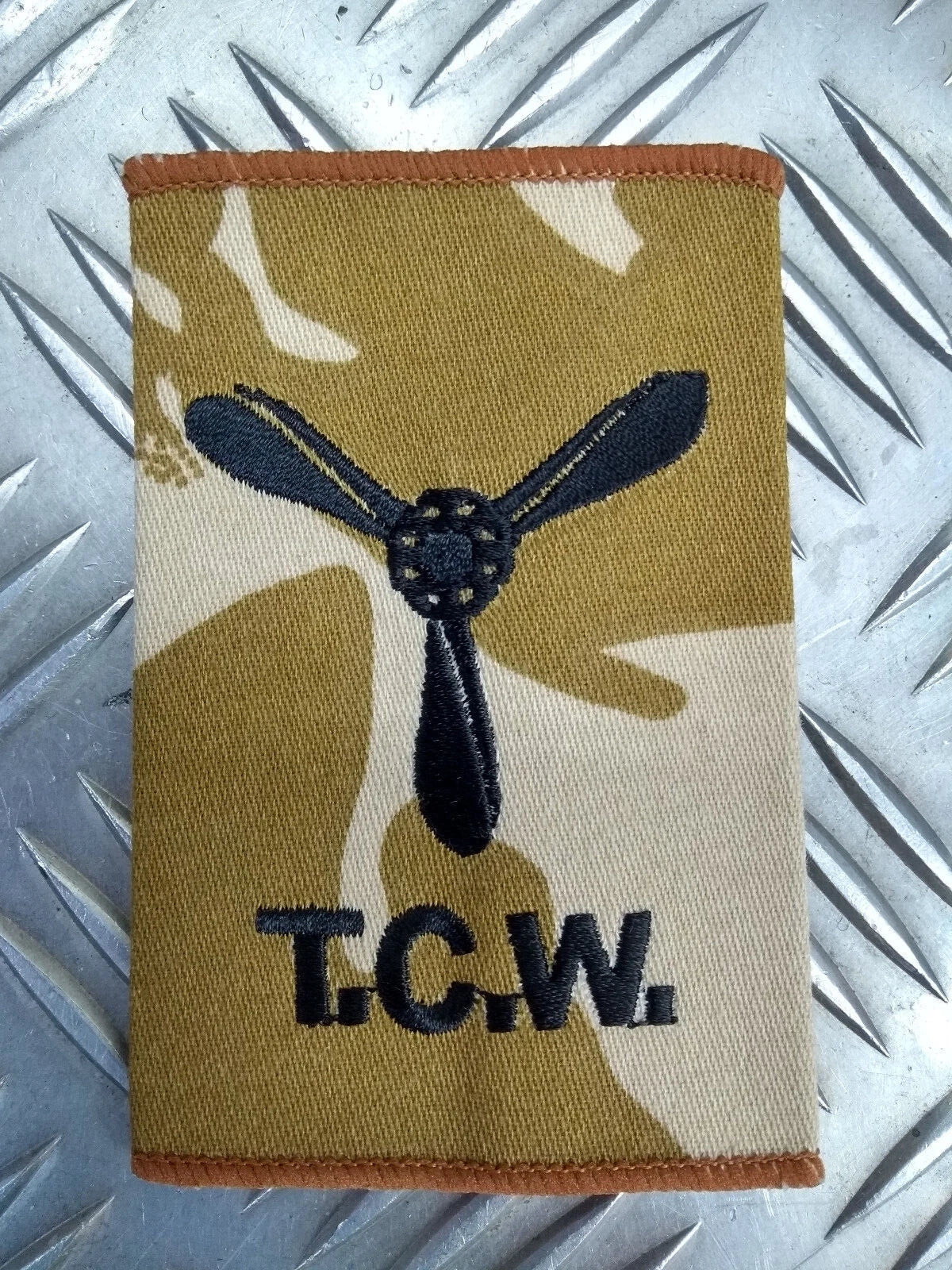 Tactical Communications Wing Desert Camo RAF Royal Air Force Epaulette / Tab Slide