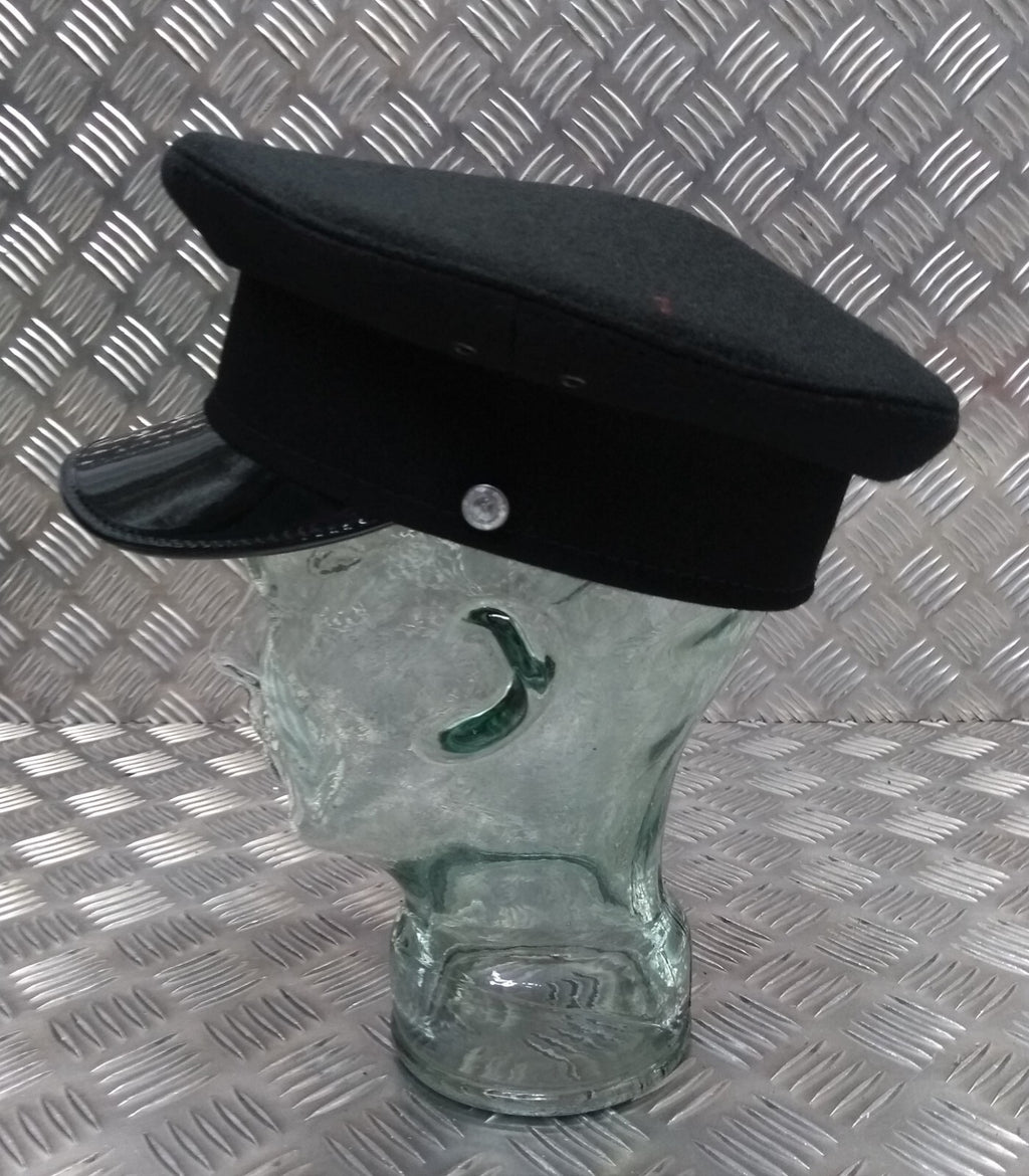 Uganda Service Peaked Cap Uniform Dress Visor Hat Black British Made Size 55cm