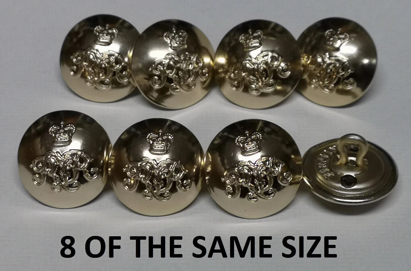 FAD No2 Button Set British Army for Service Dress Jackets and Old Pattern Tunics Assorted
