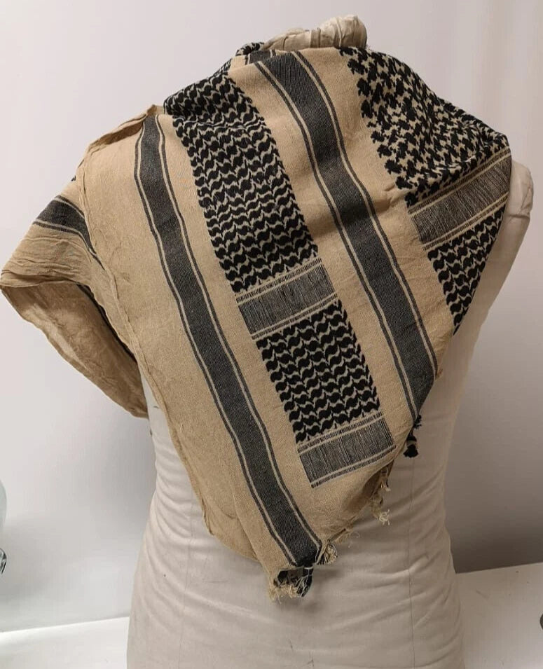 100% Cotton Shemagh, Arab Scarf, Pashmina, Wrap & Sarong.