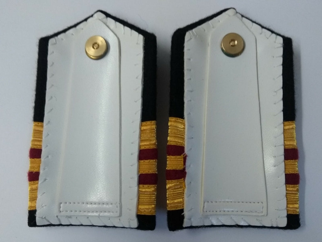 Canadian Navy Female Gold Wire Rank Shoulder Boards Epaulettes Genuine 1 Pair LFS14