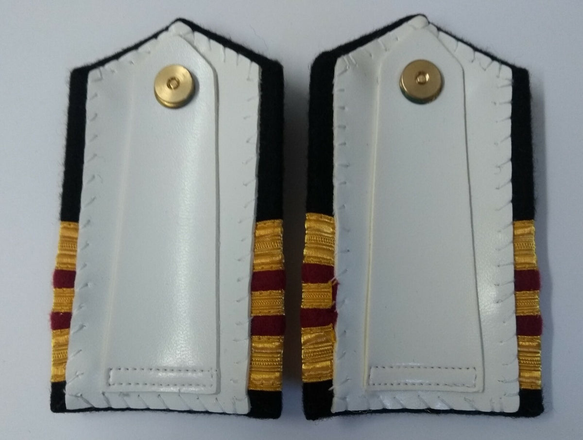 Canadian Navy Female Gold Wire Rank Shoulder Boards Epaulettes Genuine 1 Pair LFS14