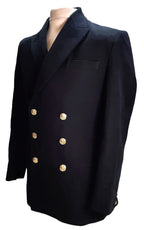 Royal Navy No1B Dress Jacket Petty Officer Class 1 British Naval Double Breasted Mans 42in Chest
