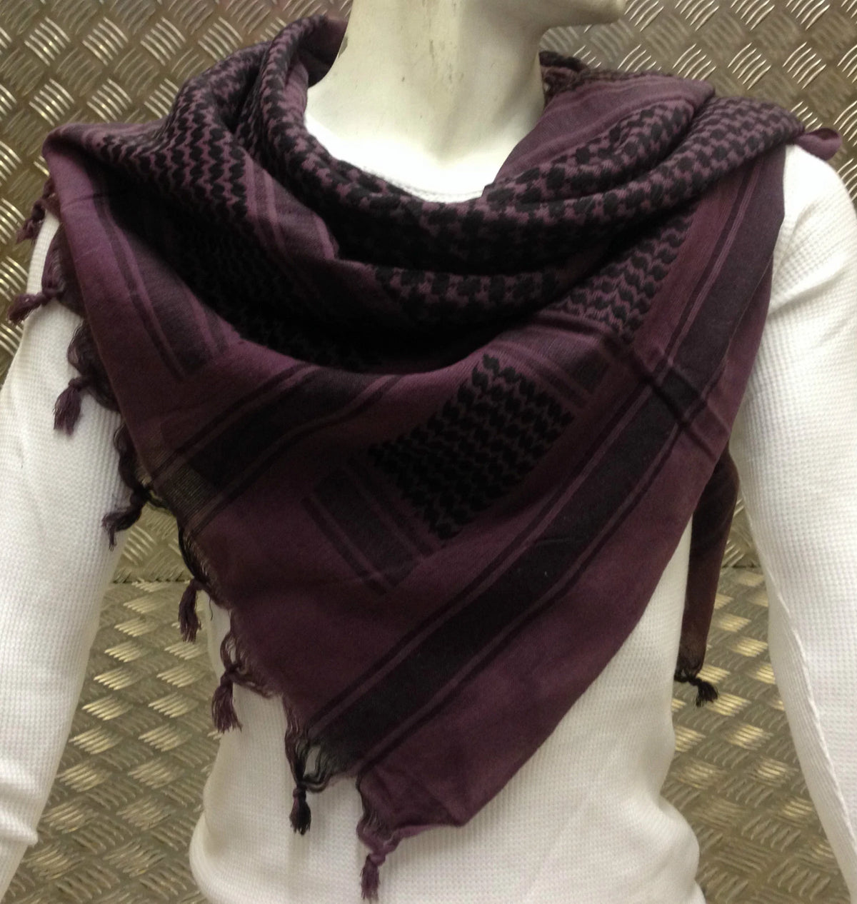 100% Cotton Shemagh, Arab Scarf, Pashmina, Wrap & Sarong.