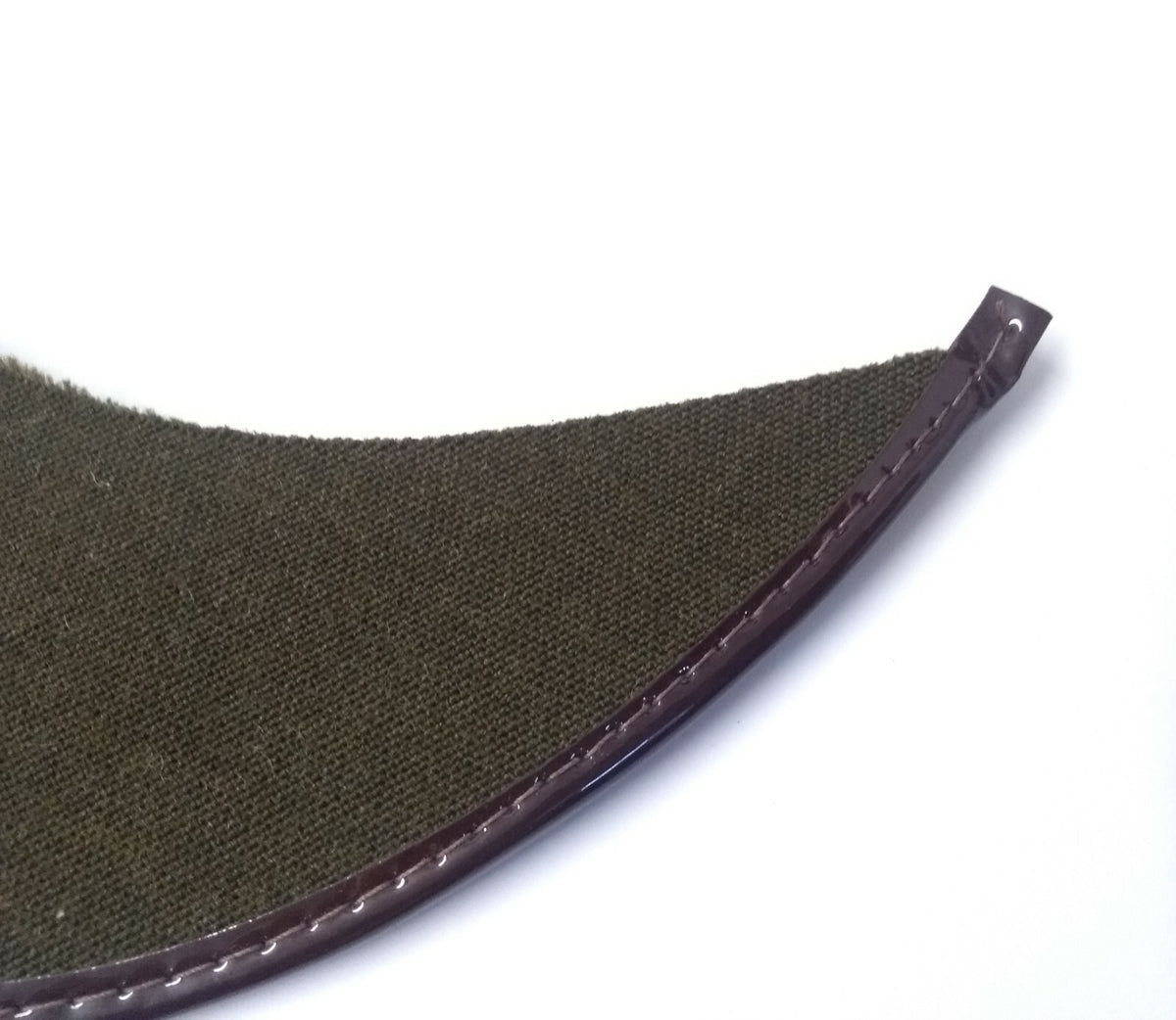 Olive Officers Hat Peak 2 Row Gold Oak Leaf Scrambled Egg Visor Genuine British Made PK27