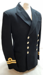 Royal Navy RN No5 Jacket Officers Lieutenant 8 Button British Naval Dress Blazer 41in Chest