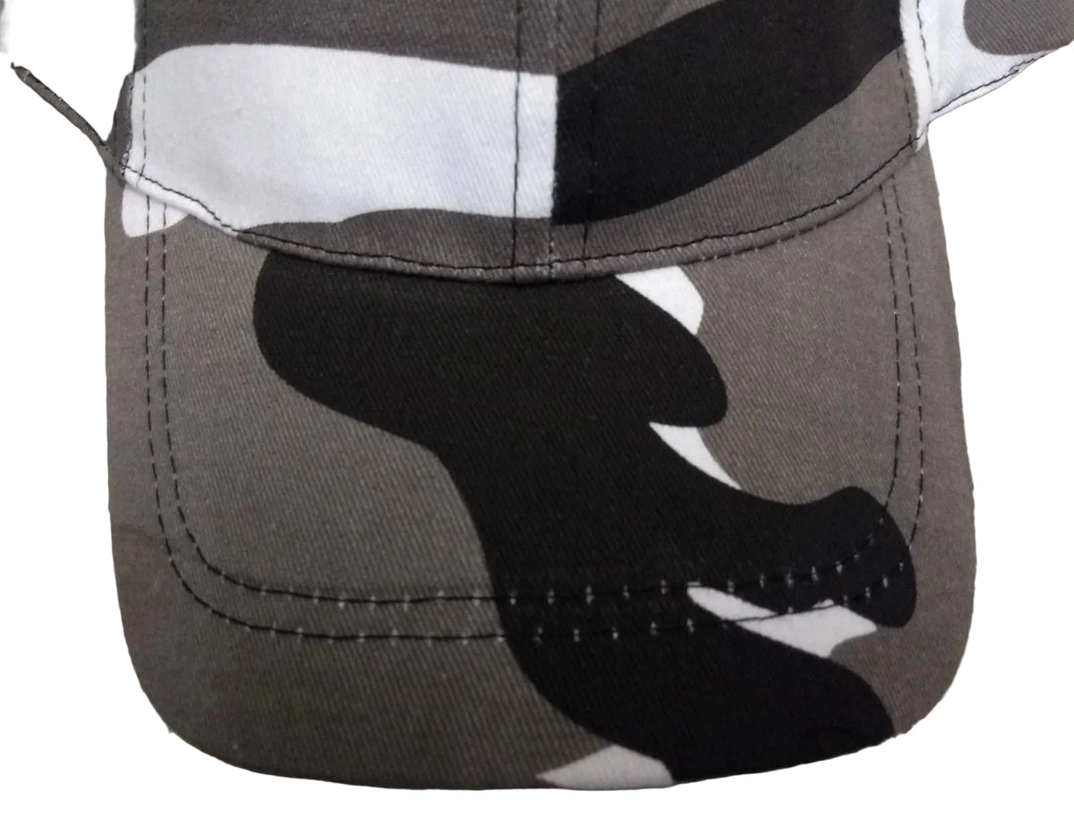100% Cotton ARMY Children's Assorted Camouflage Baseball Hat / Cap