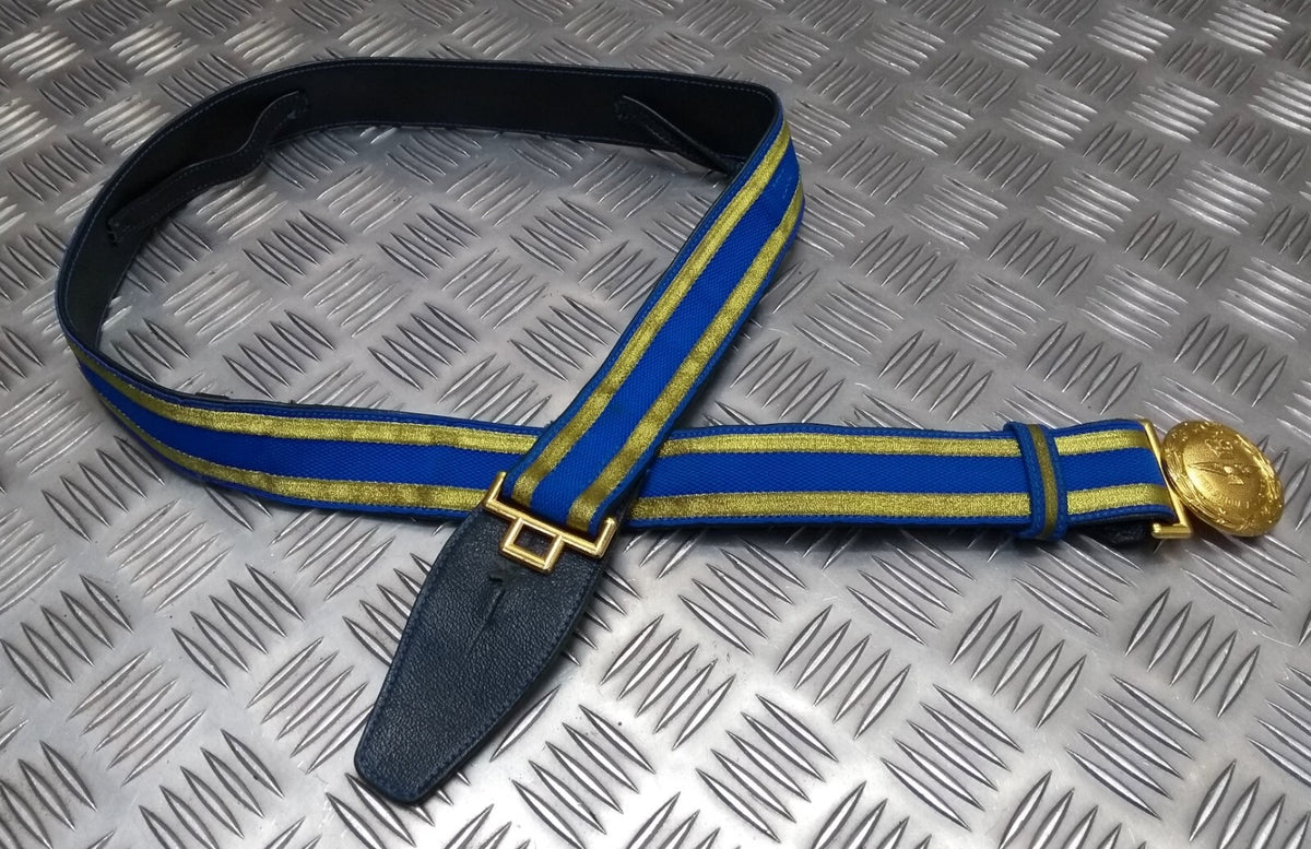 RAF Royal Air Force Officers Ceremonial Belt Per Ardua Ad Astra Buckle No Slings 28"-34" GST825