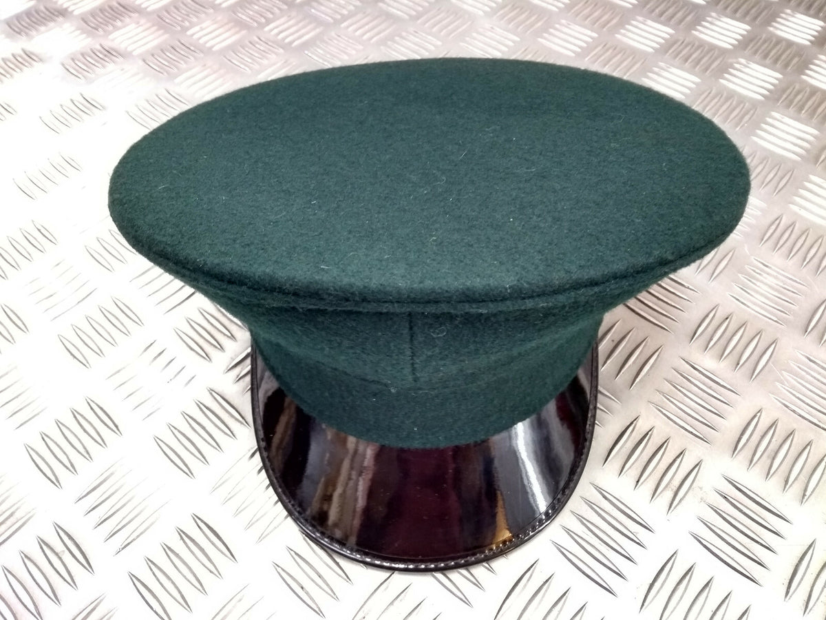Trinidad & Tobago Officers Peaked Cap Dress Parade Hat Dark Green British Made 56cm - NEW