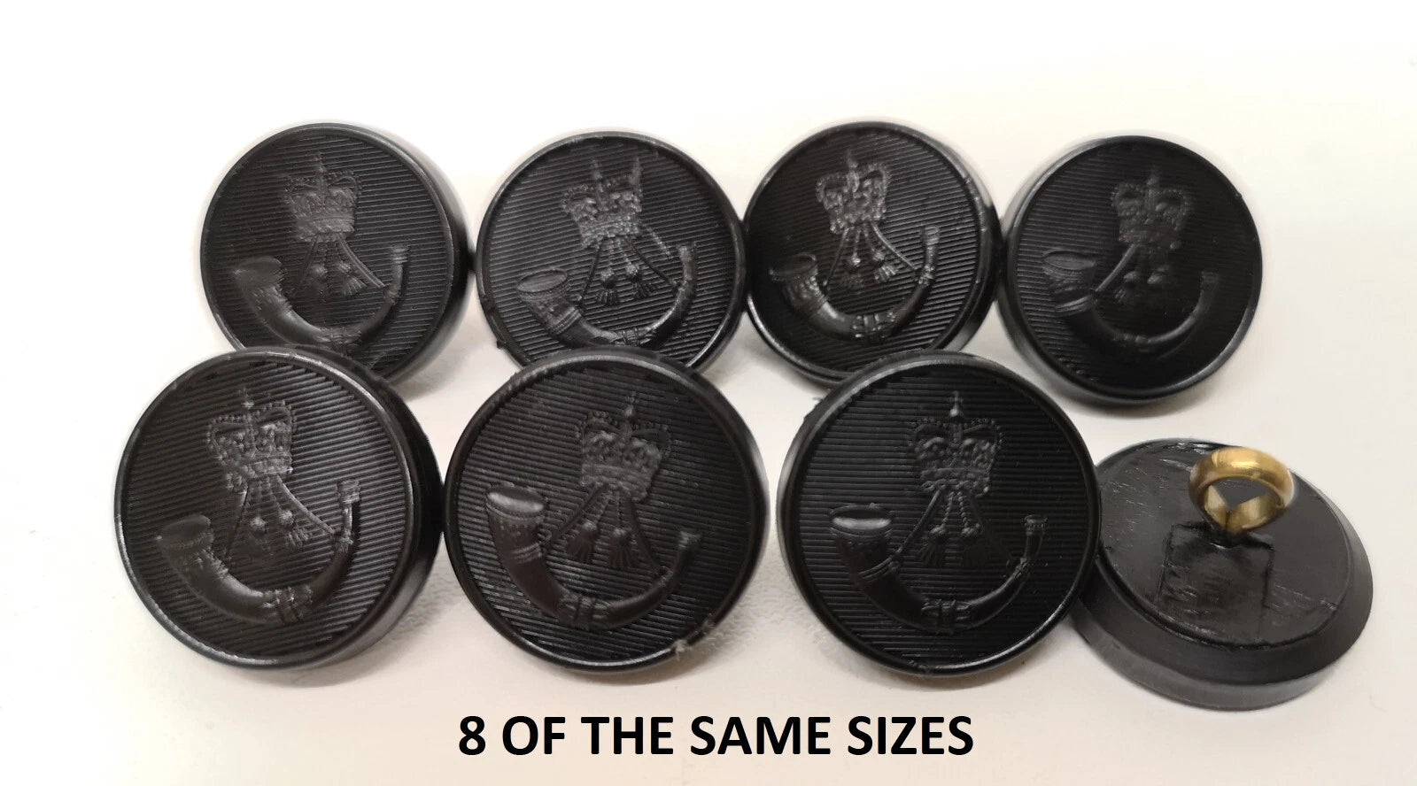 FAD No2 Button Set British Army for Service Dress Jackets and Old Pattern Tunics Assorted