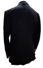 Royal Navy No1 Officers Dress Jacket Lieutenant Commander Rank Curls & Medal Bar British Naval 42in Chest