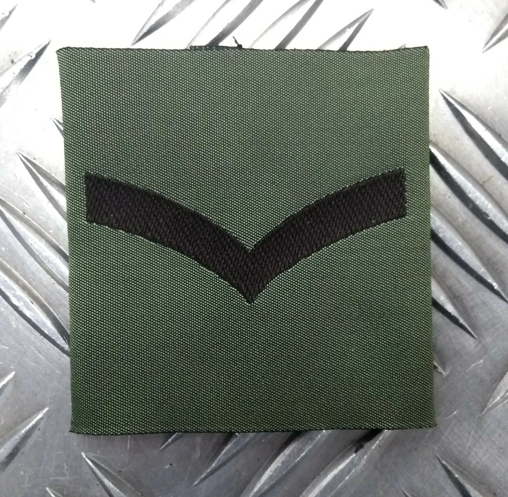 Genuine British Issue MTP Green Rank Slide Slider Assorted Ranks