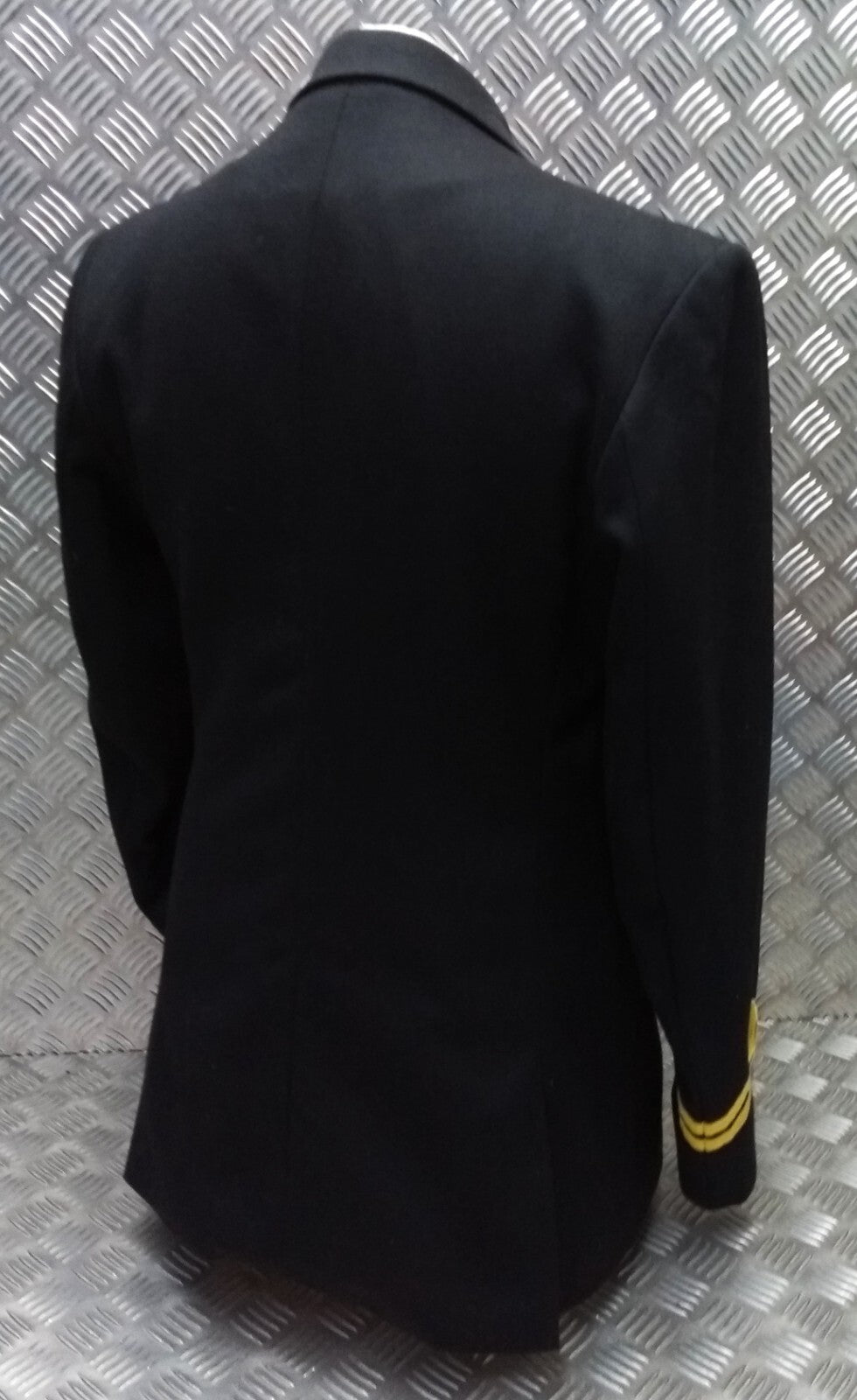 Royal Navy No1B Wool Barathea Dress Jacket Officers Gold Cuff Curls British Naval 96cm Short