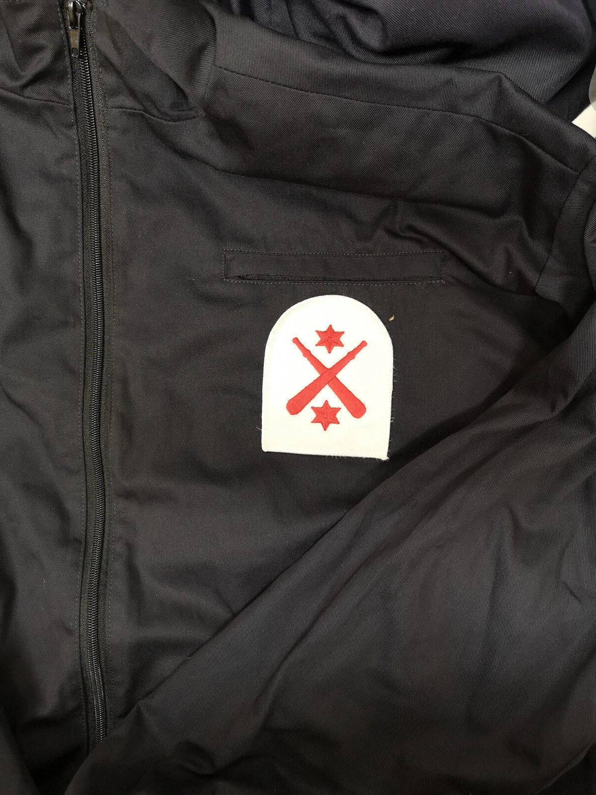 Retro PTI Tri Service Tracksuit Jacket Blue with Badges / Patches