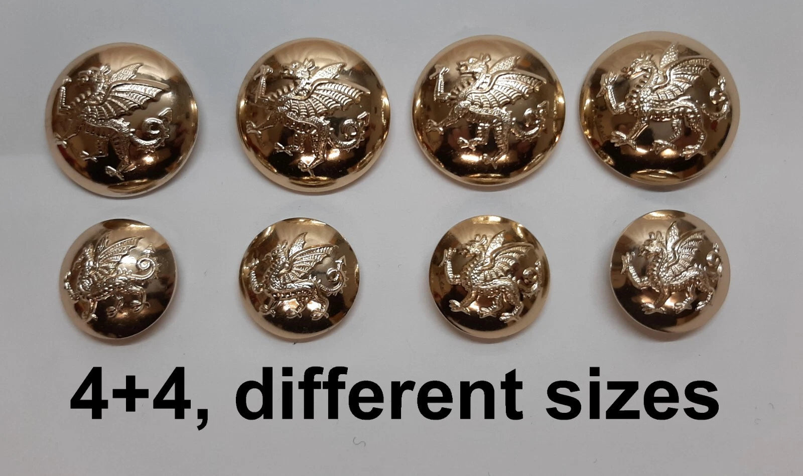 FAD No2 Button Set British Army for Service Dress Jackets and Old Pattern Tunics Assorted