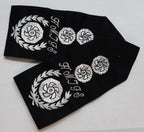 HM Jersey Fire Service Chief Officer Rank Insignia Shoulder Epaulettes Obsolete New Old Stock 1 Pair