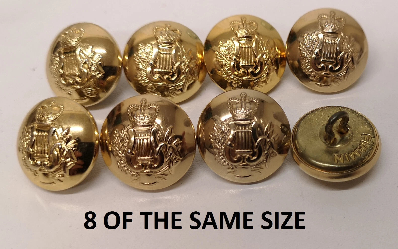 FAD No2 Button Set British Army for Service Dress Jackets and Old Pattern Tunics Assorted