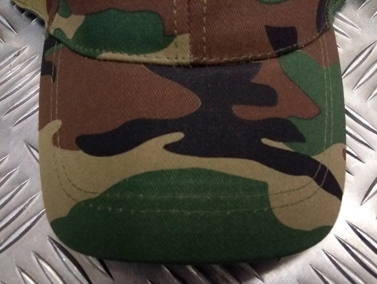 100% Cotton ARMY Children's Assorted Camouflage Baseball Hat / Cap