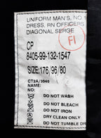 Royal Navy No1C Dress Jacket Lieutenant Commander Cuff Curls Diagonal Serge British Naval 96cm Regular