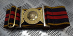 RLC Royal Logistic Corps Stable Belt 62mm Genuine Issue with Insignia Locket Buckle Fits Max 35"