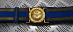 RAF Royal Air Force Officers Ceremonial Belt Per Ardua Ad Astra Buckle No Slings 30"-34"