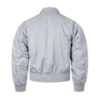Pilot Jacket MA2 US Military Style CWU Bomber Type Silver Grey