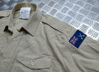 RLC Royal Logistic Corps No2 Shirt Short Sleeve with Sergeant Chevrons & TRF Badges Collar 40cm