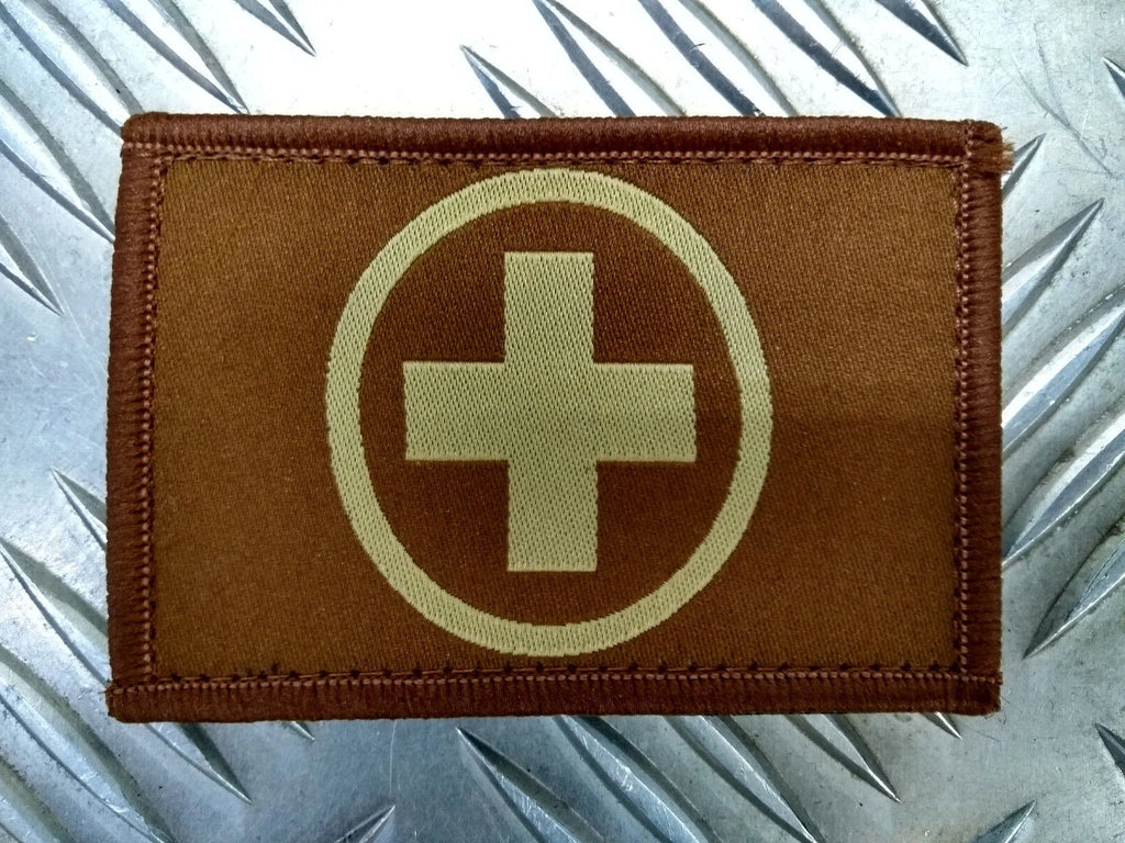Genuine British Issue Blood Group Medical Information ID Patches UBAC
