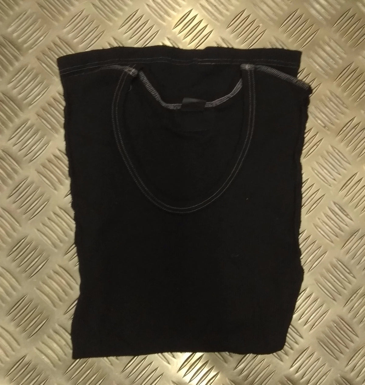 Genuine Issue Overdyed Ribbed Muscle Top "Cut Off Sleeves" Asst Colours