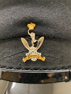 Gurkha Signals Female Officers No1 Dress Hat Cap with Badge & Buttons Goldings Unissued Size 56cm