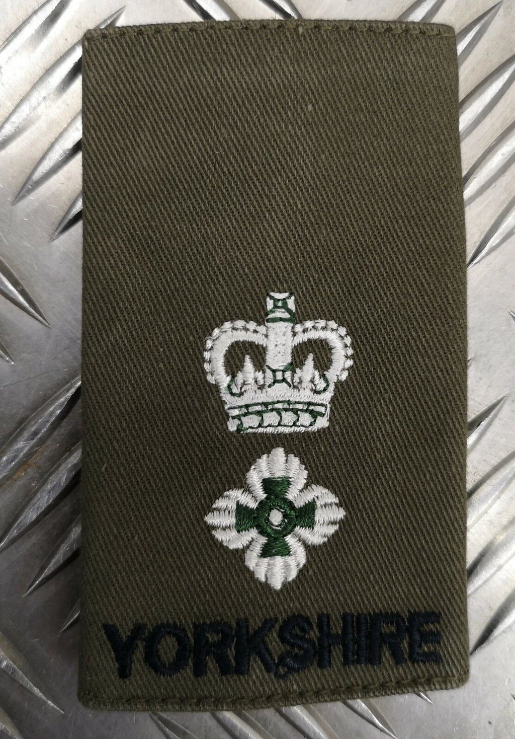 Yorkshire Rank Slide Olive Drab Green Various Ranks Available