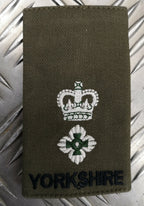 Yorkshire Rank Slide Olive Drab Green Various Ranks Available