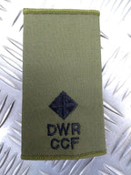 Duke of Wellington's Regiment DWR CCF OD Green Rank Slides British Army