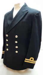 Royal Navy RN No5 Jacket Officers Lieutenant 8 Button British Naval Dress Blazer 41in Chest