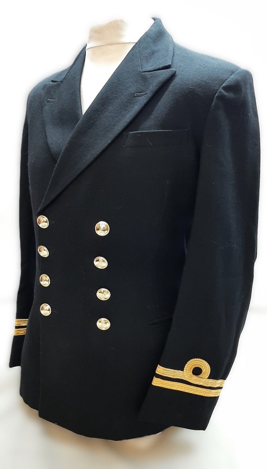 Royal Navy RN No5 Jacket Officers Lieutenant 8 Button British Naval Dress Blazer 41in Chest