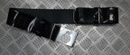 The Rifles British Army Ceremonial Parade Belt Black PVC with Insignia Plate Buckle Max 36"