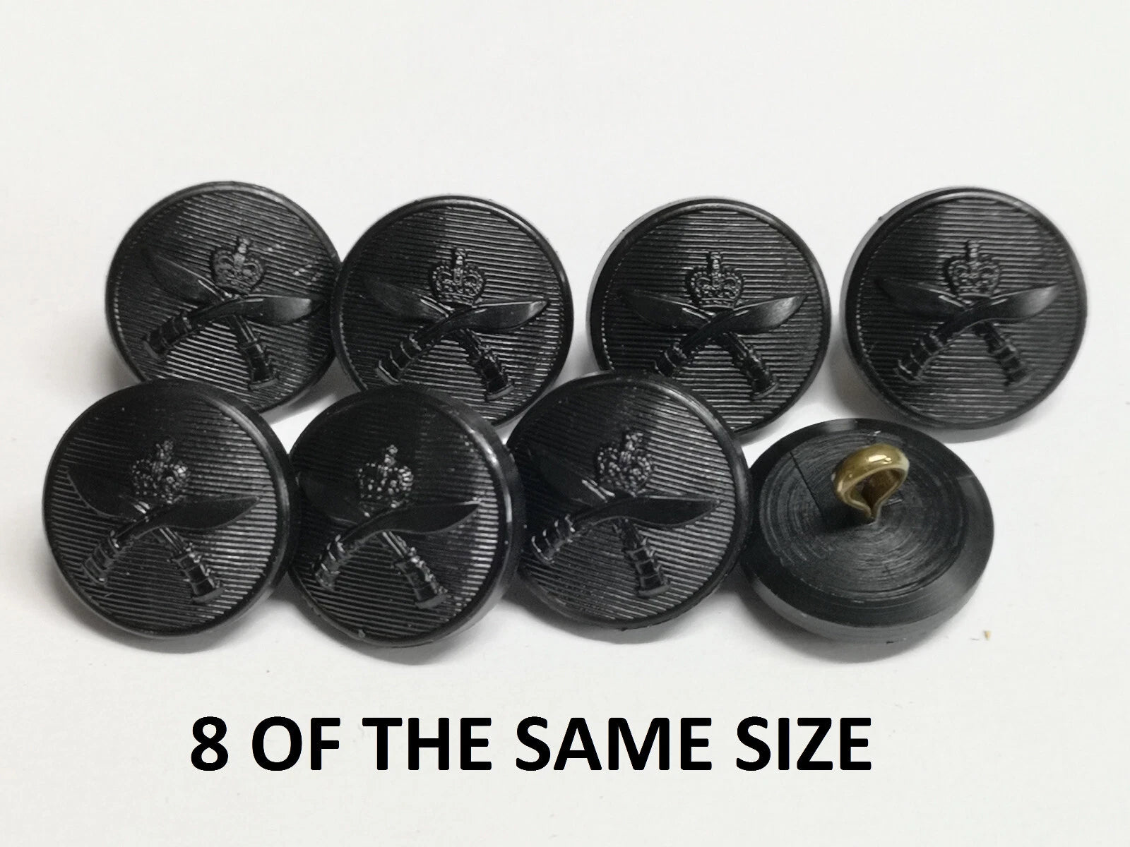 FAD No2 Button Set British Army for Service Dress Jackets and Old Pattern Tunics Assorted