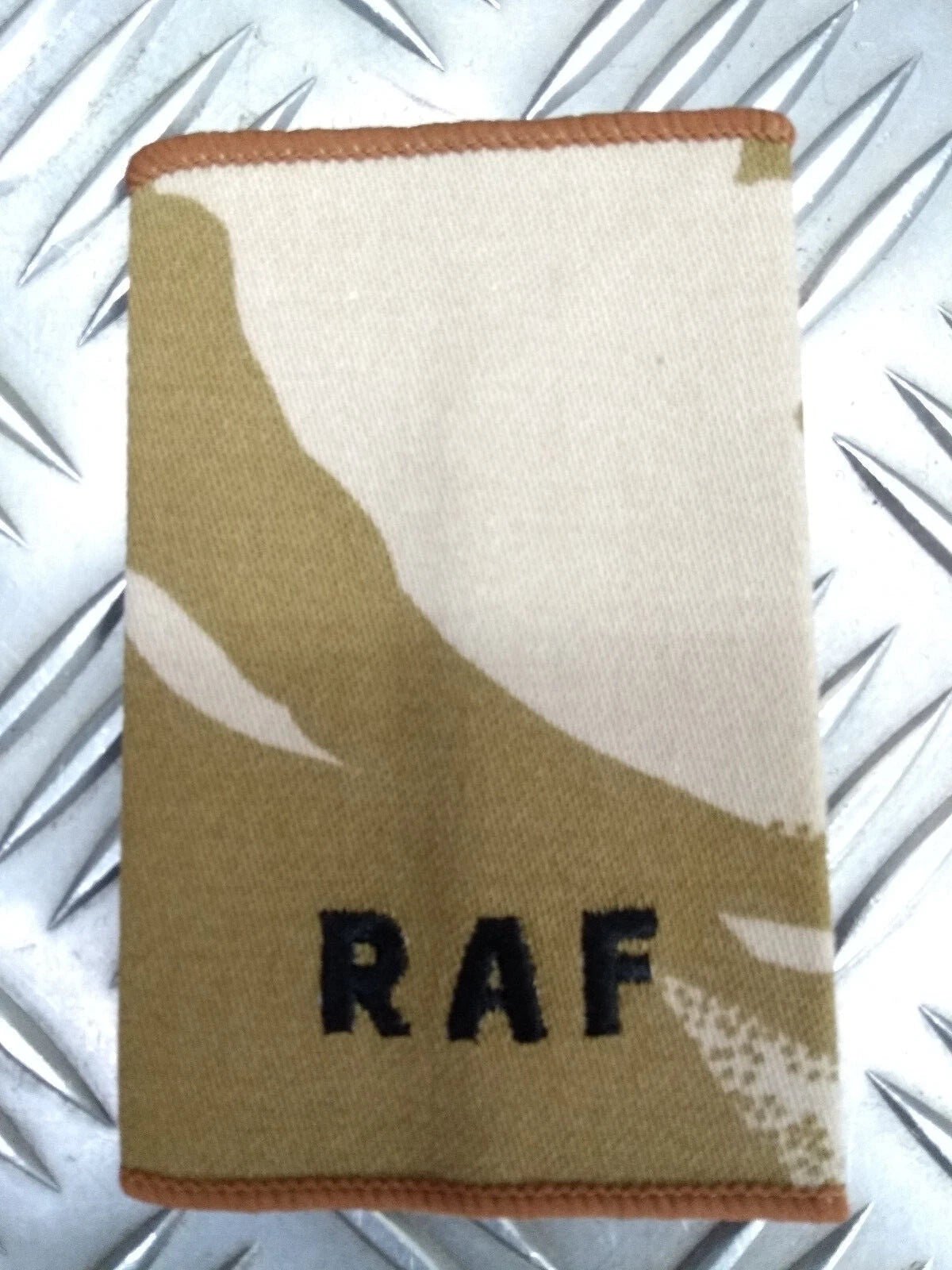 RAF Royal Air Force Slider Desert Camo Epaulettes Front Tab Slide Air Force