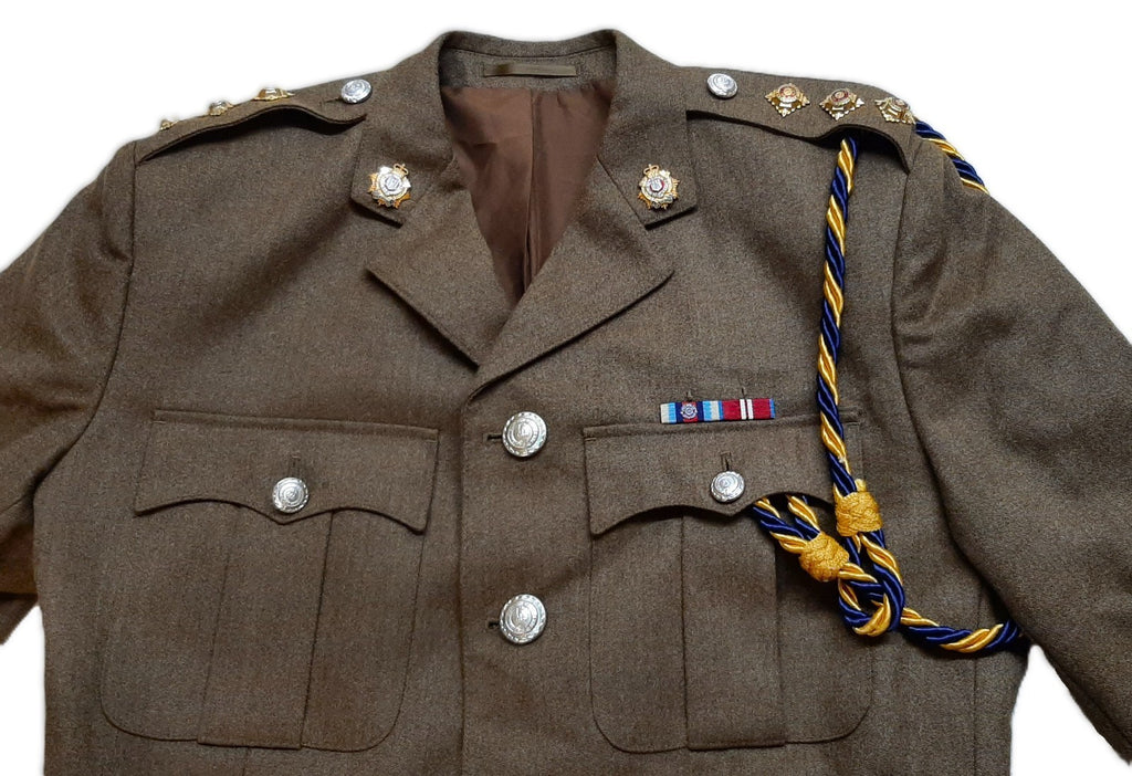RLC Royal Logistic Corps No2 Dress Jacket FAD with Some Badges & Lanyard 182/108/92cm