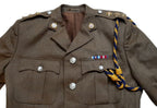 RLC Royal Logistic Corps No2 Dress Jacket FAD with Some Badges & Lanyard 182/108/92cm