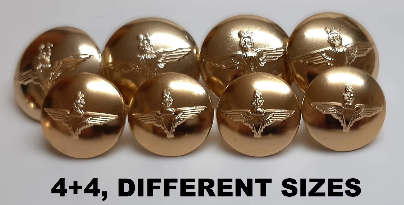 FAD No2 Button Set British Army for Service Dress Jackets and Old Pattern Tunics Assorted